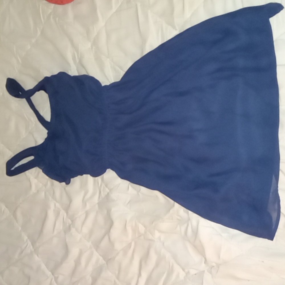 Blue dress